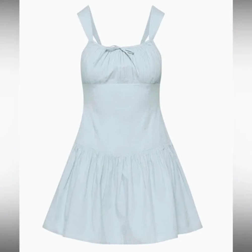 Aritzia NWT Strudel Blue Mini Dress Size M